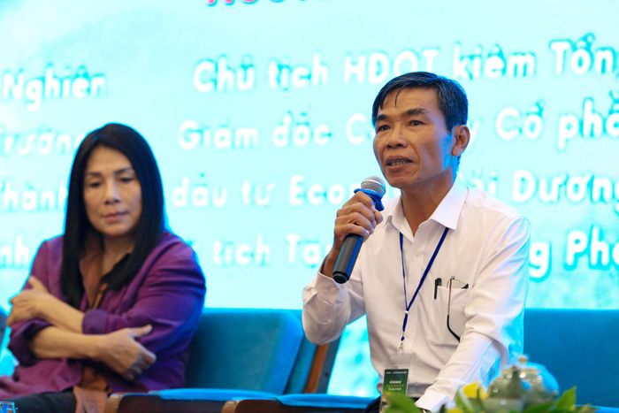Phó Giám đốc Sở Nông nghiệp và Môi trường Khánh Hòa Nguyễn Trọng Chánh chia sẻ kinh nghiệm về phát huy một số chính sách đặc thù trong phát triển kinh tế