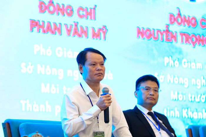 Phó Giám đốc Sở Nông nghiệp và Môi trường TP. Đà Nẵng Phan Văn Mỹ chia sẻ kinh nghiệm thu hút đầu tư, ban hành chính sách và sự hài hòa phát triển chung