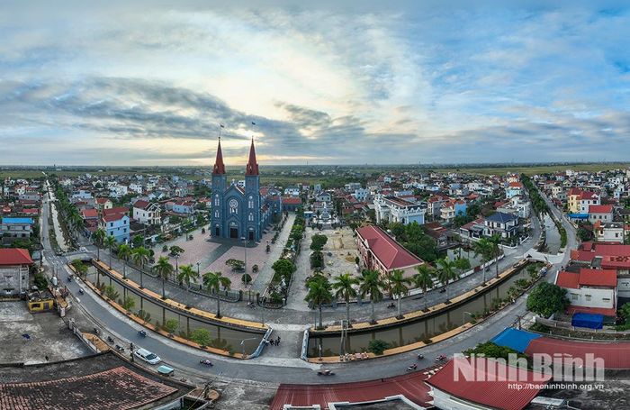 Một góc nông thôn mới xã Xuân Trường.