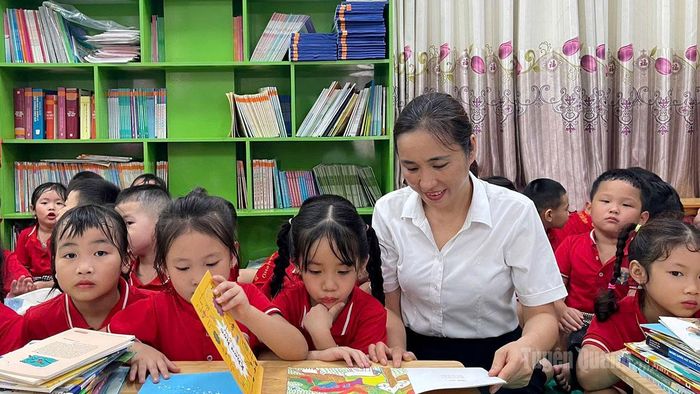Xây dựng và phát triển văn hóa đọc cho học sinh tại trường mầm non Đại Phú, xã Phú Lương.
