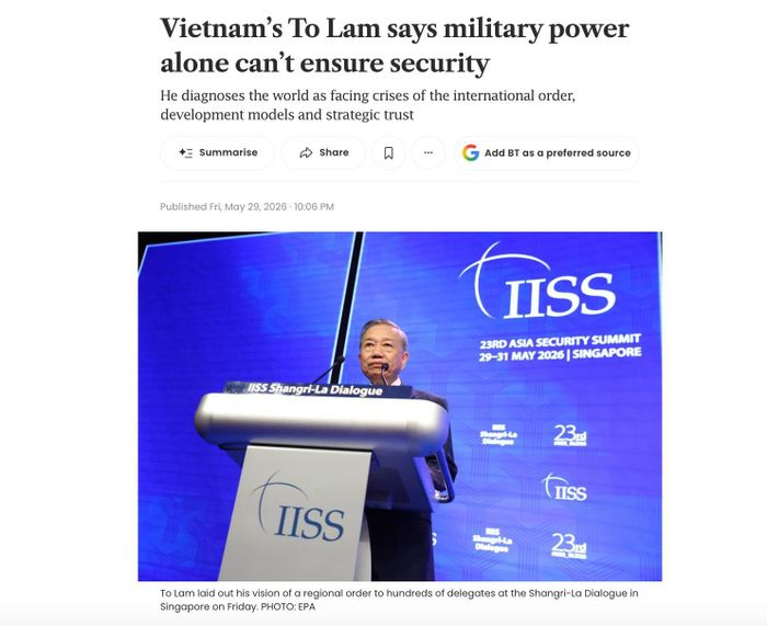 Bài viết trên Business Times