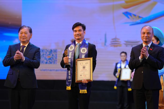Chuỗi hoạt động “Bay cao cùng khát vọng Việt Nam” của Vietnam Airlines đạt giải hạng mục Sức mạnh mềm (Soft Power) tại Vietnam I4 Impact Awards 2026. Ảnh VNA