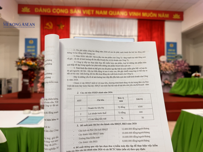 Kế hoạch kinh doanh năm 2026 của Rạng Đông. Ảnh: Minh Phong - Mekong ASEAN