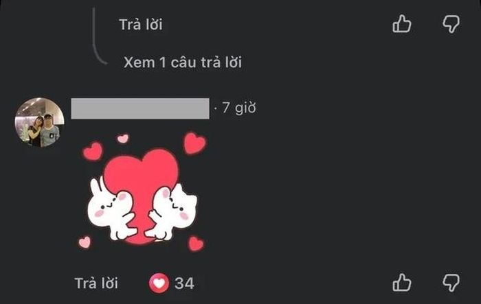 Bình luận của mẹ Sơn Tùng M-TP. Ảnh chụp màn hình