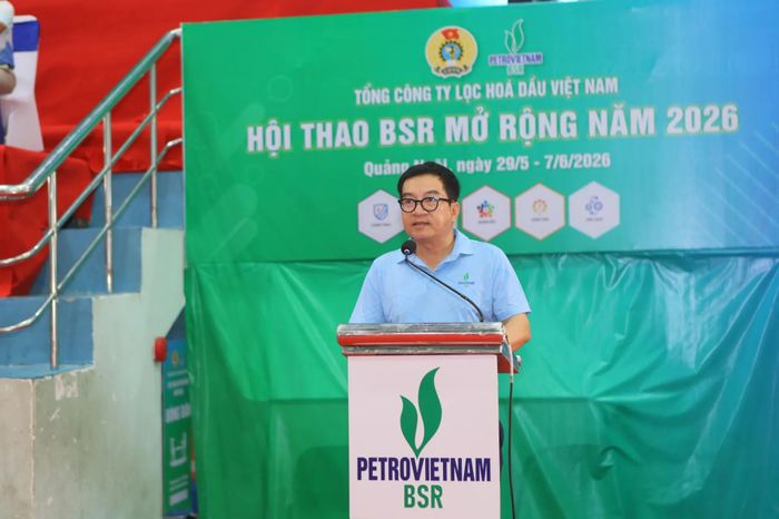 Tổng giám đốc BSR Nguyễn Việt Thắng nhấn mạnh tinh thần "Bứt phá giới hạn - kết nối thành công".