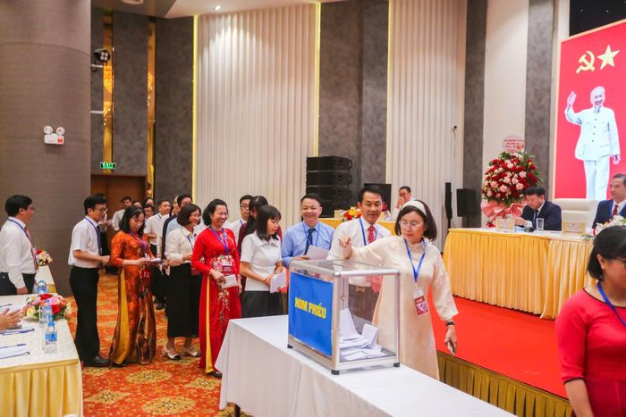 Đại hội bầu Ủy viên Hội đồng công chứng viên toàn quốc nhiệm kỳ III. Ảnh: Khánh Huy