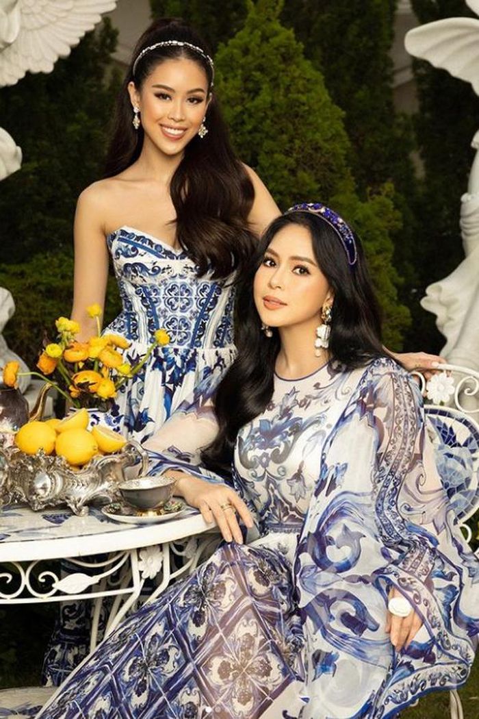 Thủy Tiên và con gái Tiên Nguyễn.