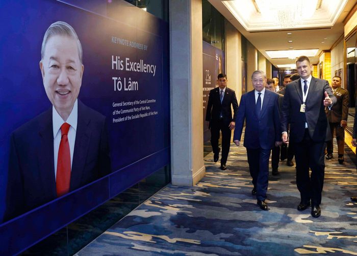 Tổng Bí thư, Chủ tịch nước Tô Lâm đến dự Đối thoại Shangri-La lần thứ 23. Ảnh: Thống Nhất – TTXVN