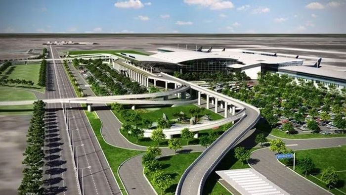 Phối cảnh sân bay quốc tế Long Thành. (Ảnh đồ họa)