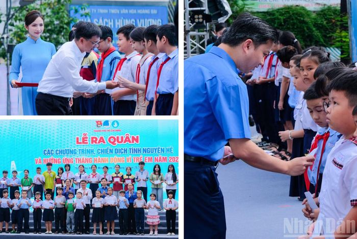 Nhằm hưởng ứng Tháng hành động vì trẻ em năm 2026, Ban chỉ huy các chương trình, chiến dịch tình nguyện hè đã trao 60 suất học bổng cho thiếu nhi có hoàn cảnh khó khăn tại thành phố. 
