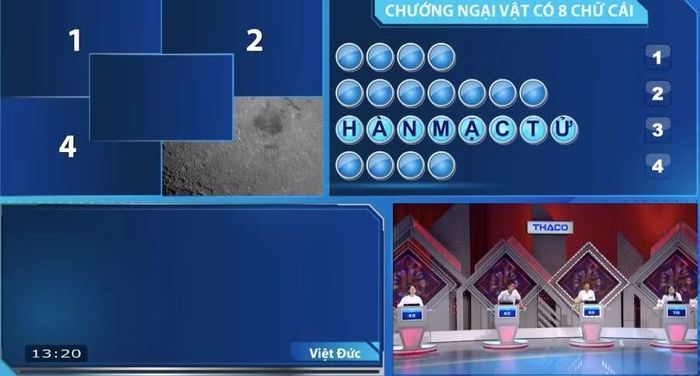 Việt Đức nhanh chóng giải mã ẩn số chướng ngại vật.