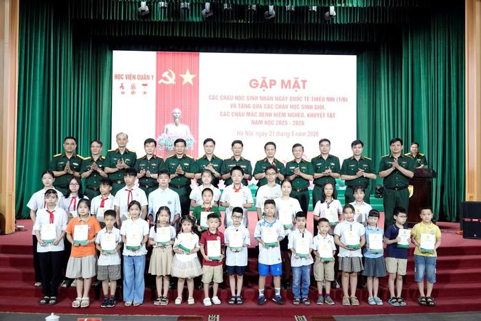 Chương trình nhằm mang tới một mùa hè bổ ích cho các cháu học sinh là con em cán bộ, nhân viên Học viện Quân y.