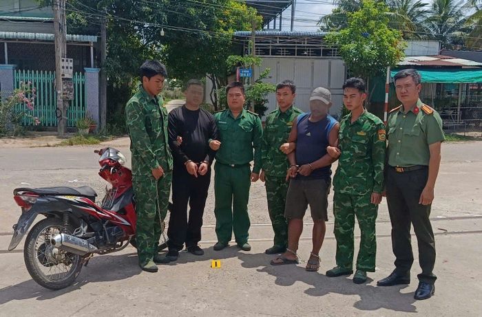Các đối tượng bị bắt giữ.