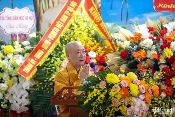 Hòa thượng Thích Bảo Nghiêm - Phó Chủ tịch Hội đồng Trị sự GHPG Việt Nam tuyên đọc diễn văn Phật đản PL.2570 - DL.2026. 