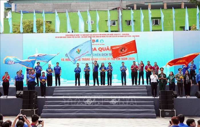 Lễ ra quân các chương trình, chiến dịch tình nguyện hè và hưởng ứng Tháng hành động vì trẻ em năm 2026.