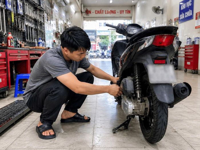 Anh Vinh đã có việc làm ổn định sau khi rời xa má túy để làm lại cuộc đời.