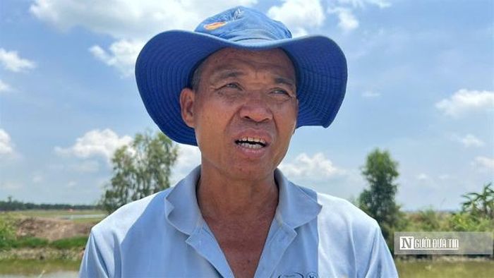 Ông Bùi Quang Sang, nông dân ấp Tân Hưng, xã Tràm Chim. (Ảnh: Bùi Đạt)
