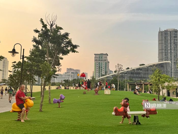 Công viên CV01 phường Cầu Giấy, Thành phố Hà Nội là một trong những công viên được đầu tư bài bản với hơn 700 tỷ đồng.