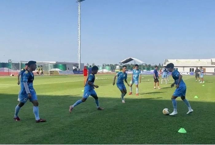 U19 Việt Nam đang bước vào giai đoạn chuẩn bị cuối cùng với quyết tâm rất lớn cho hành trình chinh phục Giải vô địch U19 Đông Nam Á 2026 tại Indonesia. Ảnh: VFF