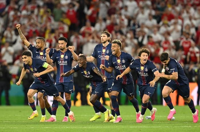 PSG lần thứ hai liên tiếp lên đỉnh châu Âu. Ảnh: Reuters