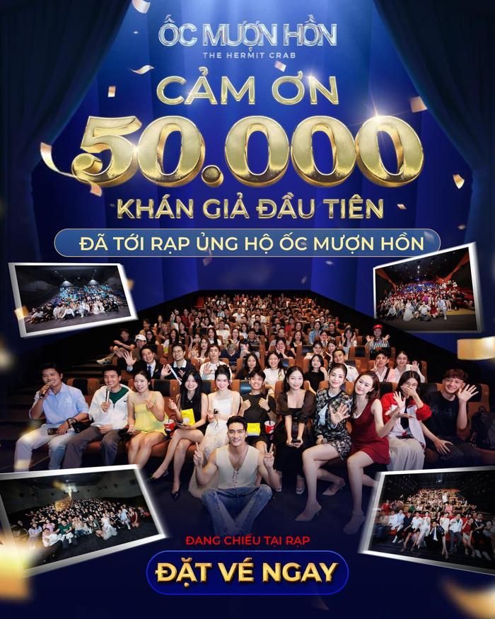Dù chưa khởi chiếu chính thức, phim Ốc Mượn Hồn đã chạm mốc 50.000 khán giả đầu tiên mua vé ra rạp.