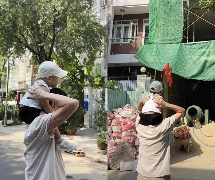 Nghệ sĩ Quang Minh lên chức bố ở tuổi U70.