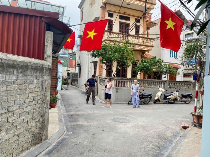 Đoạn đường ở thôn Ngọc Chi đã được mở rộng hơn so với trước.