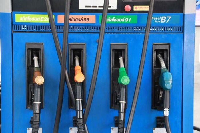 E20 đã trở thành loại nhiên liệu phổ biến tại nhiều trạm xăng ở Thái Lan. Ảnh: Bangkok Post