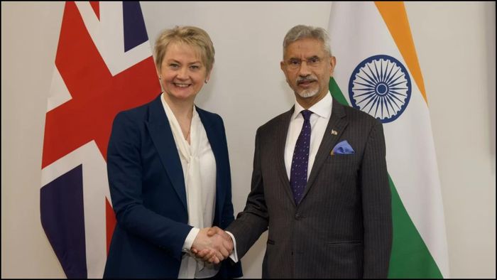 Ngoại trưởng Anh Yvette Cooper dự kiến sẽ đến Ấn Độ vào ngày 4/6 và có cuộc gặp với người đồng cấp chủ nhà S. Jaishankar. Ảnh: S Jaishankar/X.