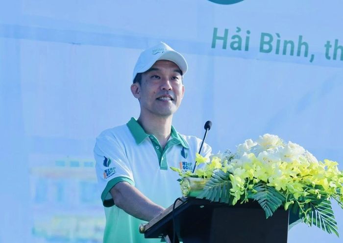 Ông Kazutaka Yamato, Tổng Giám đốc Công ty TNHH Lọc hóa dầu Nghi Sơn phát biểu tại buổi lễ.