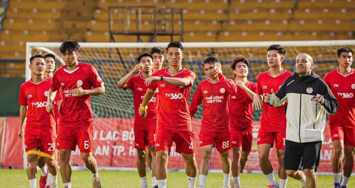 Thể Công Viettel cần ít nhất 1 điểm để đảm bảo ngôi á quân V-League 2025/26. Ảnh: CLB Thể Công Viettel.