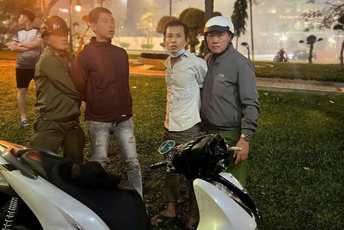 Công an phường Phan Thiết bắt 2 đối tượng liên quan đến vụ trộm cắp tài sản và chiếc xe máy tang vật