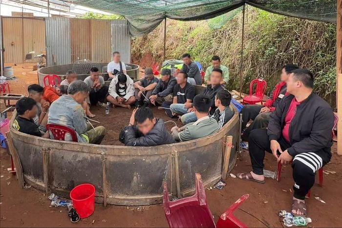 Hiện trường vụ việc (Ảnh: Công an tỉnh Lâm Đồng)