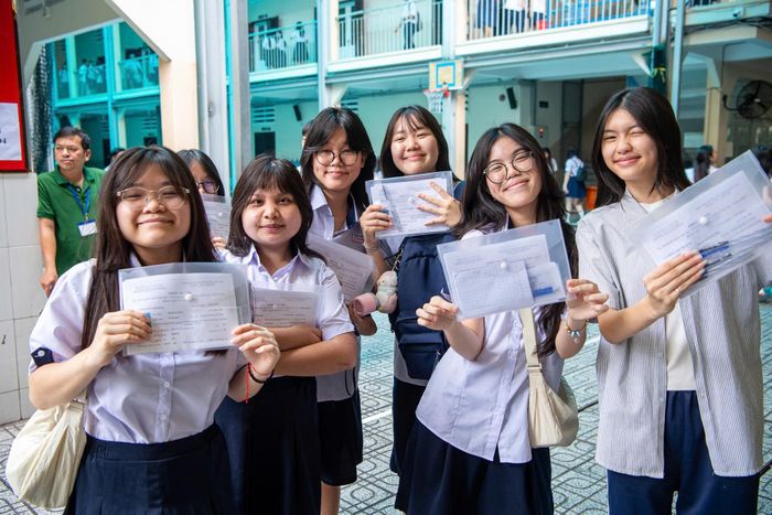 Các sĩ tử đã sẵn sàng cho kỳ thi tuyển sinh lớp 10.