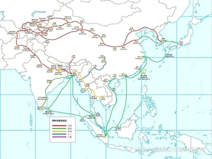 Bản đồ giao thông vận tải ở các vùng phía Tây và Biển Đông
