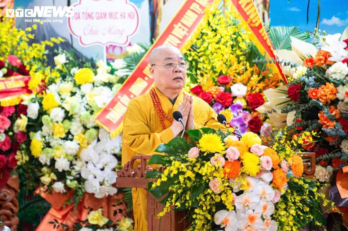 Tại buổi lễ, Hòa thượng Thích Thanh Nhiễu - Phó Chủ tịch Thường trực Hội đồng Trị sự Trung ương Giáo hội Phật giáo Việt Nam tuyên đọc thông điệp của Đại lão Hòa thượng Thích Trí Quảng - Pháp chủ Giáo hội Phật giáo Việt Nam gửi tăng ni, Phật tử Việt Nam ở trong nước và nước ngoài nhân dịp Đại lễ Phật đản Phật lịch 2570 - Dương lịch 2026. Thông điệp của Đại lão Hòa thượng Thích Trí Quảng nêu rõ, năm 2026, Giáo hội Phật giáo Việt Nam kỷ niệm 45 năm thành lập (7/11/1981-7/11/2026), tổ chức Đại hội đại biểu Phật giáo cấp tỉnh, thành phố nhiệm kỳ 2026 - 2031, hướng tới Đại hội đại biểu Phật giáo toàn quốc lần thứ X lần đầu tiên tổ chức tại Thành phố Hồ Chí Minh. Mỗi chư vị Tôn túc, tăng ti, Phật tử thành viên của Giáo hội tiếp tục dấn thân phụng sự trong sự tỉnh thức và an lạc, góp phần trang nghiêm Giáo hội, phát huy truyền thống dân tộc tốt đẹp của Phật giáo Việt Nam.