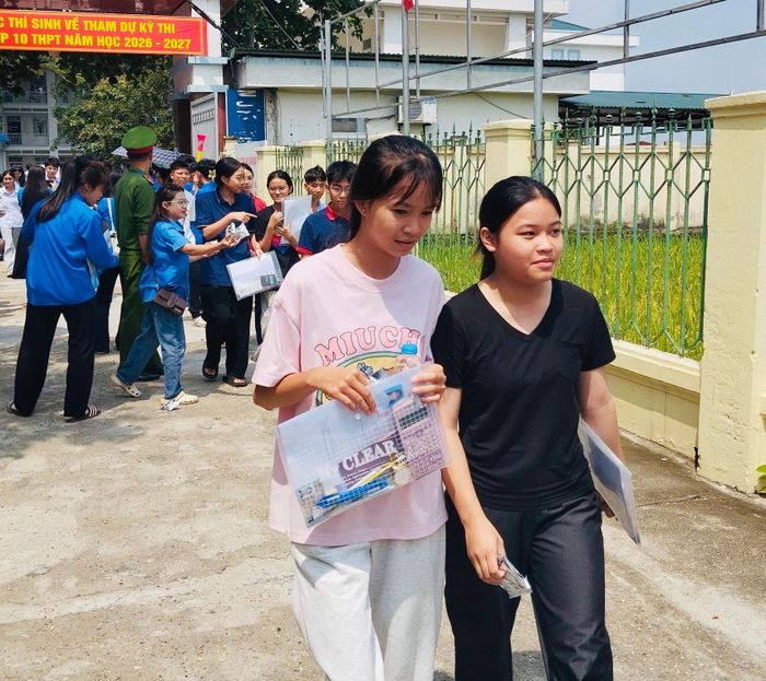 Toàn xã Tam Hưng có hơn 600 thí sinh tham dự kỳ thi tuyển sinh vào lớp 10 năm học 2026-2027. Ảnh: Bình Minh 