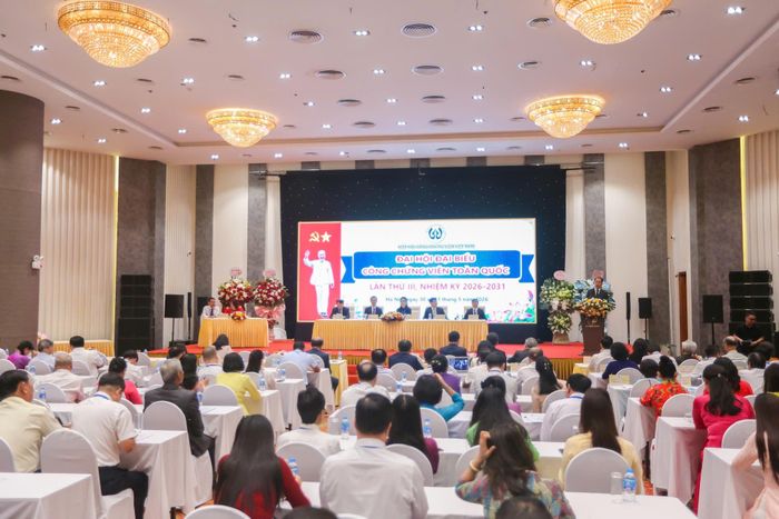 Quang cảnh Đại hội đại biểu công chứng viên toàn quốc lần thứ III. Ảnh: Khánh Huy