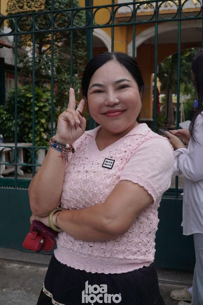 Chị Minh Hiền, phụ huynh bạn Quỳnh Mai.