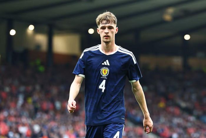 Tyler Fletcher trong màu áo tuyển Scotland. ẢNH: WM Sport Media