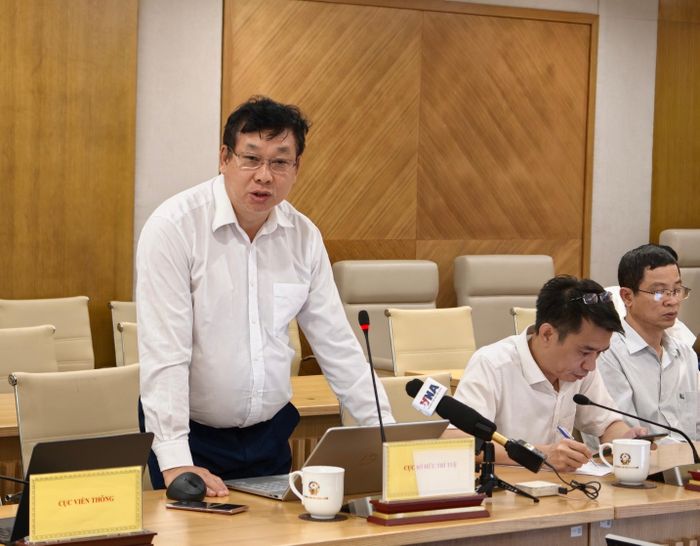 Ông Trần Lê Hồng, Phó cục trưởng Cục Sở hữu trí tuệ (Bộ KH&CN) chia sẻ về các con số đáng chú ý sau khi Bộ thực hiện Quyết định số 2309. Ảnh: Tuấn Anh.