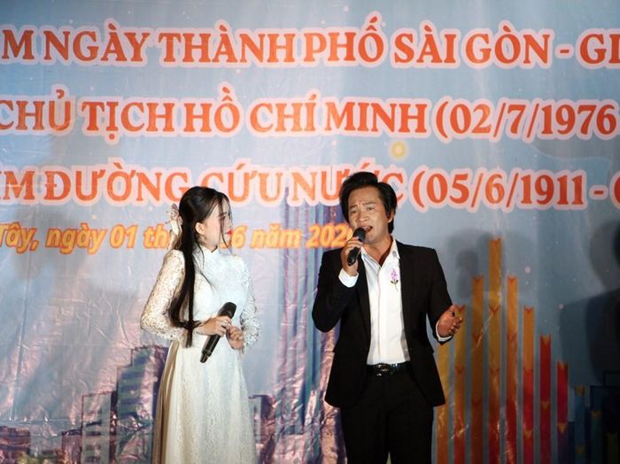 Nghệ sĩ Thanh Toàn và Hà Như