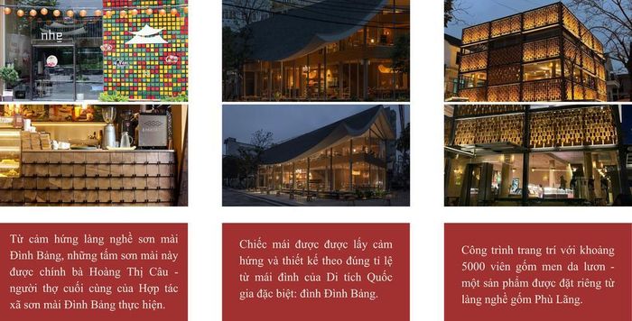 Một số quán cà phê có kiến trúc lấy chất liệu từ các làng nghề tại Bắc Ninh