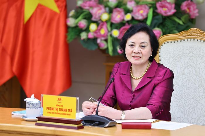 Phó Thủ tướng Phạm Thị Thanh Trà chủ trì họp. Ảnh: Minh Đức – TTXVN