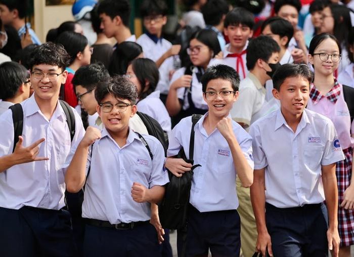 Thí sinh TPHCM trong buổi thi môn thứ 2