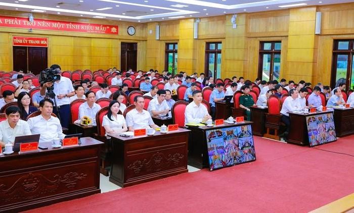 Quang cảnh hội nghị sơ kết. Ảnh: Minh Hiếu
