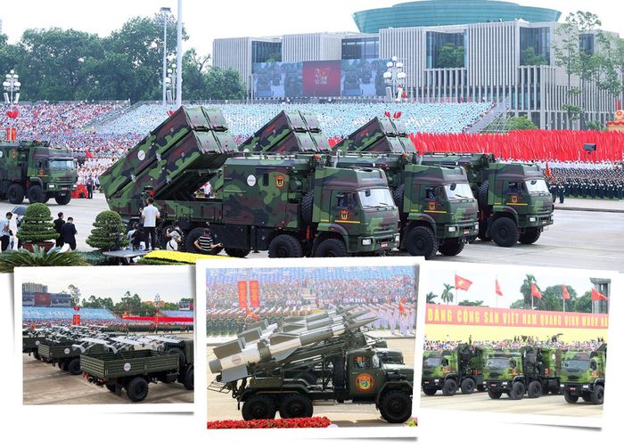Khí tài Viettel trên Quảng trường Ba Đình lịch sử, trong Lễ kỷ niệm diễu binh, diễu hành 80 năm Cách mạng Tháng Tám, Quốc khánh 2-9.