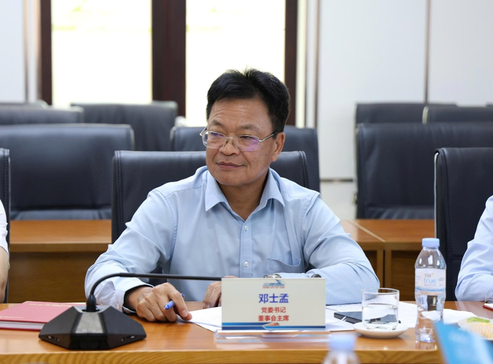  Ông Đặng Sỹ Mạnh, Chủ tịch Hội đồng thành viên Tổng công ty Đường sắt Việt Nam phát biểu tại hội đàm.