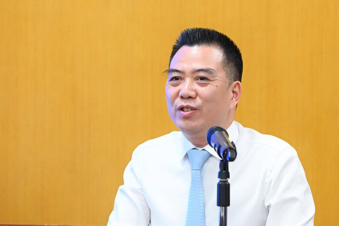 Thứ trưởng Bộ NN-MT Đặng Ngọc Điệp thông tin tại cuộc họp báo, ngày 1-6. Ảnh: XUÂN NGHIÊN 