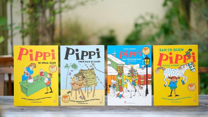  Bộ sách tranh về Pippi Tất dài do NXB Kim Đồng ấn hành. Ảnh: BTC 